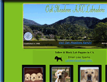 Tablet Screenshot of oakmeadowslabs.com